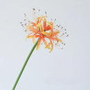 décoration en soie avec araignée lys fleurs artificielles