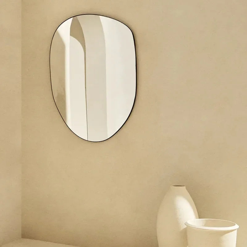 miroir nordique créatif style simple à suspendre décoratif - vue 3 sur 6