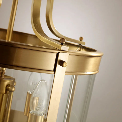 lustre moderne en cuivre style européen luxueux pour intérieur - vue 6 sur 7