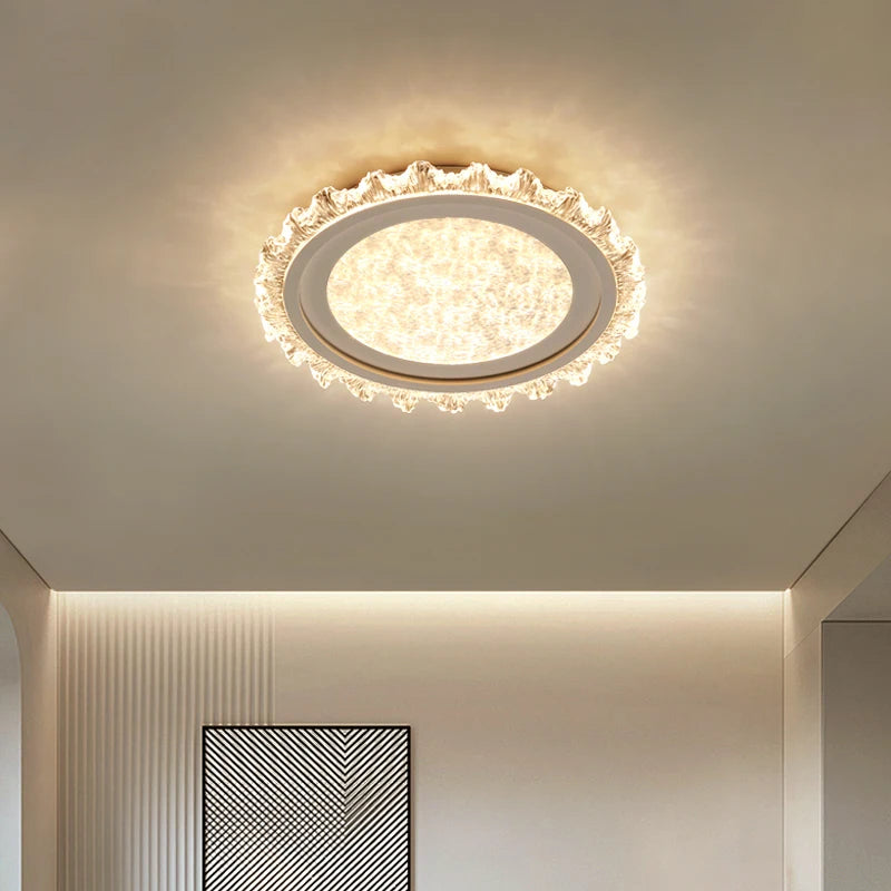 plafonnier moderne en cristal pour éclairage décoratif élégant - vue 3 sur 18