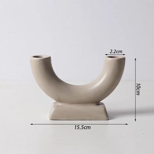 bougeoir nordique en béton pour décoration intérieure moderne - vue 9 sur 14