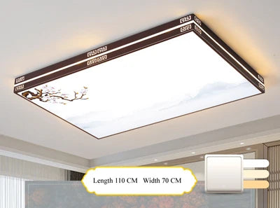 lustre rectangulaire à led pour éclairage intérieur moderne - vue 14 sur 14