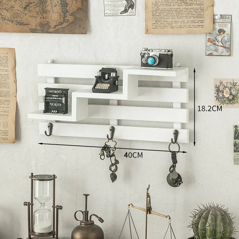 porte-clés mural décoratif avec crochet pratique pour clés - vue 15 sur 15