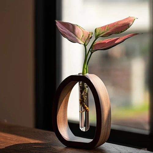 ustensile en bois massif pour arrangement floral créatif et simple - vue 2 sur 7