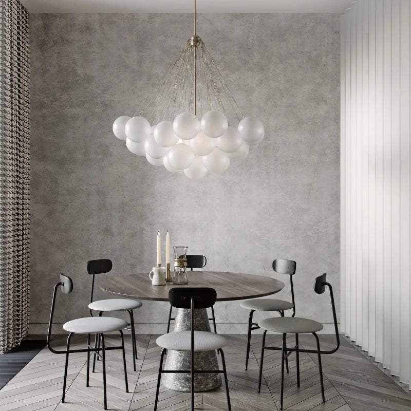 suspension moderne en verre pour décoration intérieure élégante - vue 5 sur 10