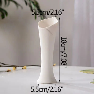 vase en céramique moderne pour fleurs séchées décoration artisanale - vue 13 sur 12