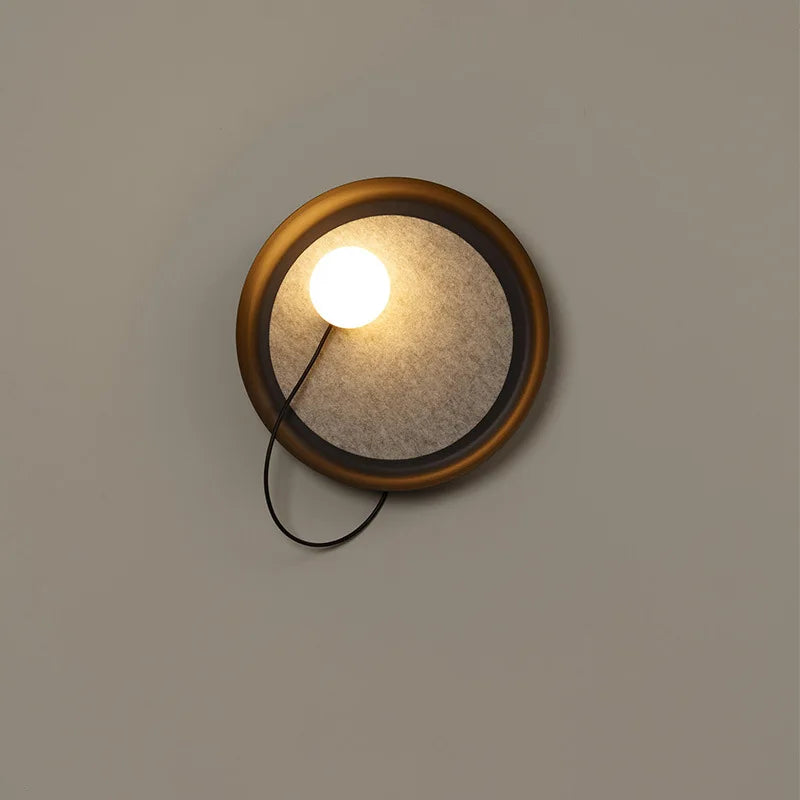 wabi-sabi style Creative adjustable bedroom, bedside, living room wall lamp, Spanish designer wall hanging lamp - vue 3 sur 6