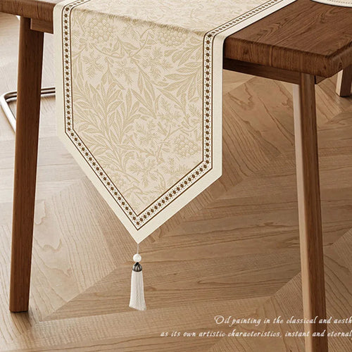 Chemin de table style vintage floral esprit campagne - vue 4 sur 4