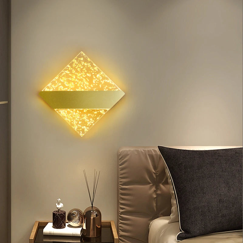 applique murale led de luxe en plumes minimaliste moderne - vue 5 sur 10