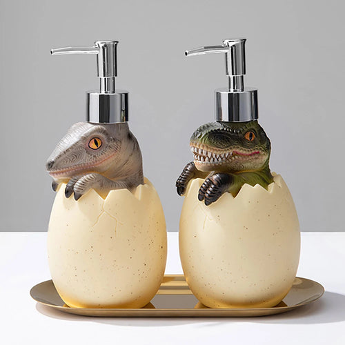 distributeur de savon dinosaure pour lavage des mains - vue 2 sur 9