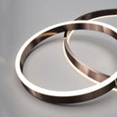 plafonnier led simple acrylique circulaire style nordique