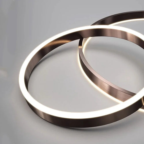 plafonnier led simple acrylique circulaire style nordique - vue 4 sur 10