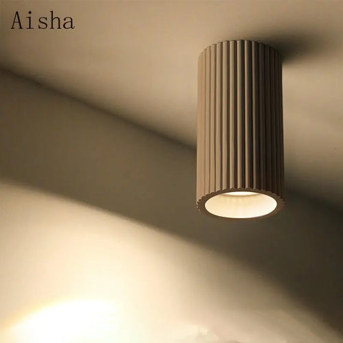 plafonnier led design nordique pour couloir et salon - vue 2 sur 12