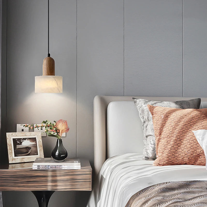 applique murale en marbre design nordique pour décoration intérieure - vue 4 sur 9