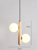 lustre en pierre rétro pour décoration intérieure élégante