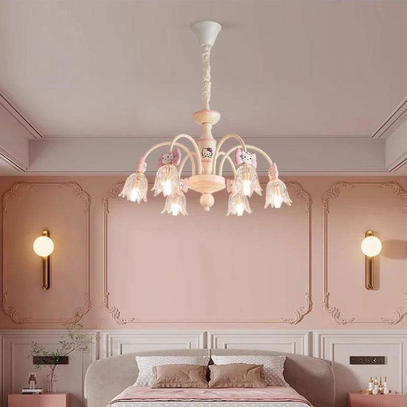 lustre créatif mignon pour chambre de princesse enfant - vue 4 sur 8
