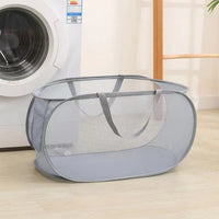 panier à linge pliable avec poignées et poches pratiques
