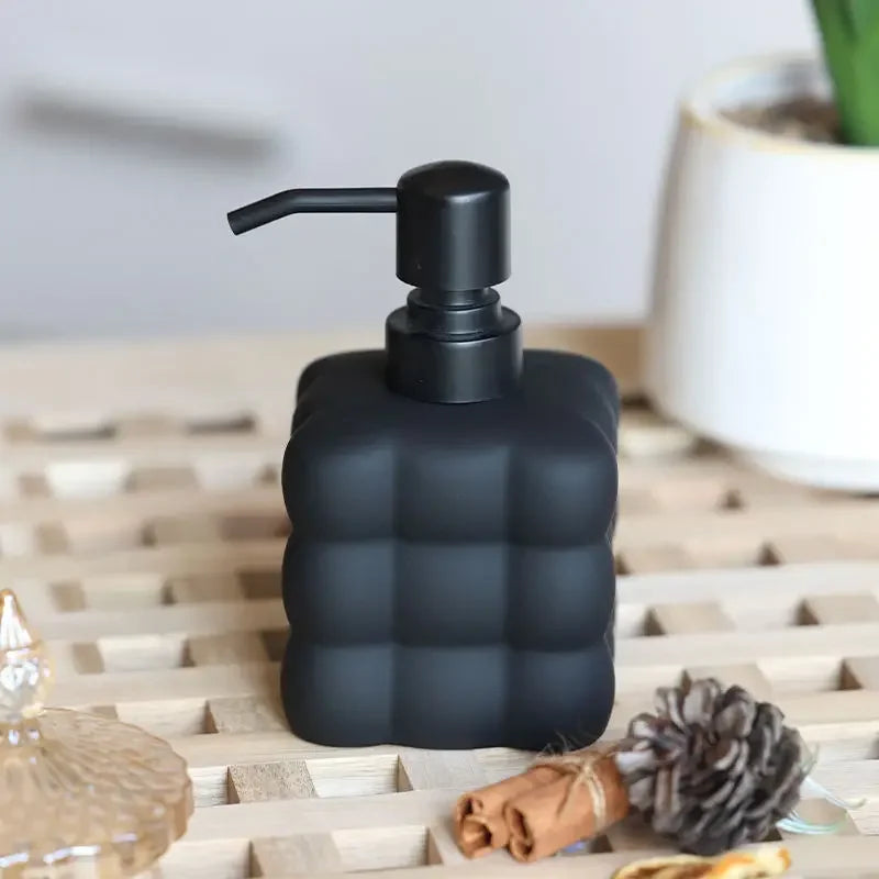 distributeur de savon créatif en céramique pour désinfectant et shampoing - vue 4 sur 12