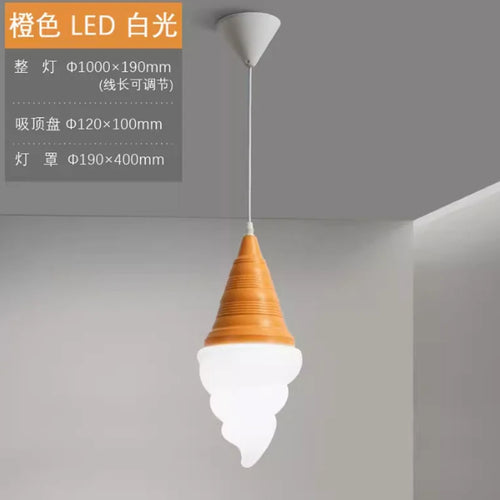 suspension créative en forme de crème glacée moderne - vue 12 sur 15
