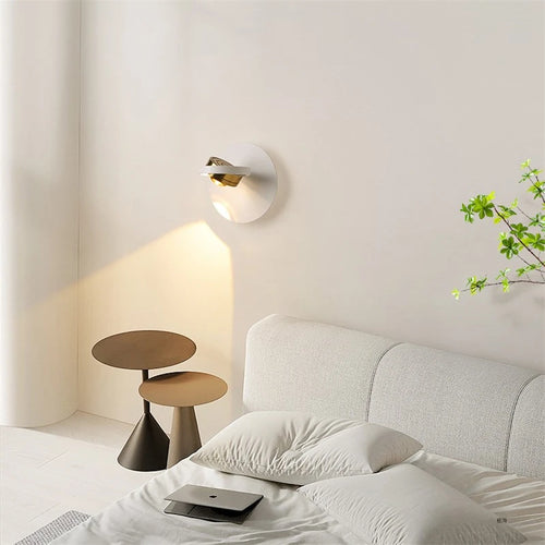 applique murale led moderne rotative à 360° protection des yeux - vue 3 sur 9