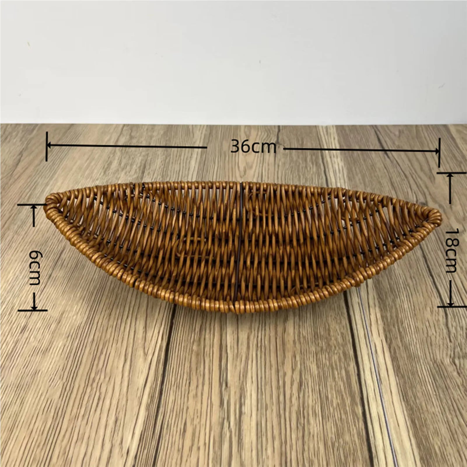 panier en rotin tissé pour fruits et rangement décoratif - vue 12 sur 12