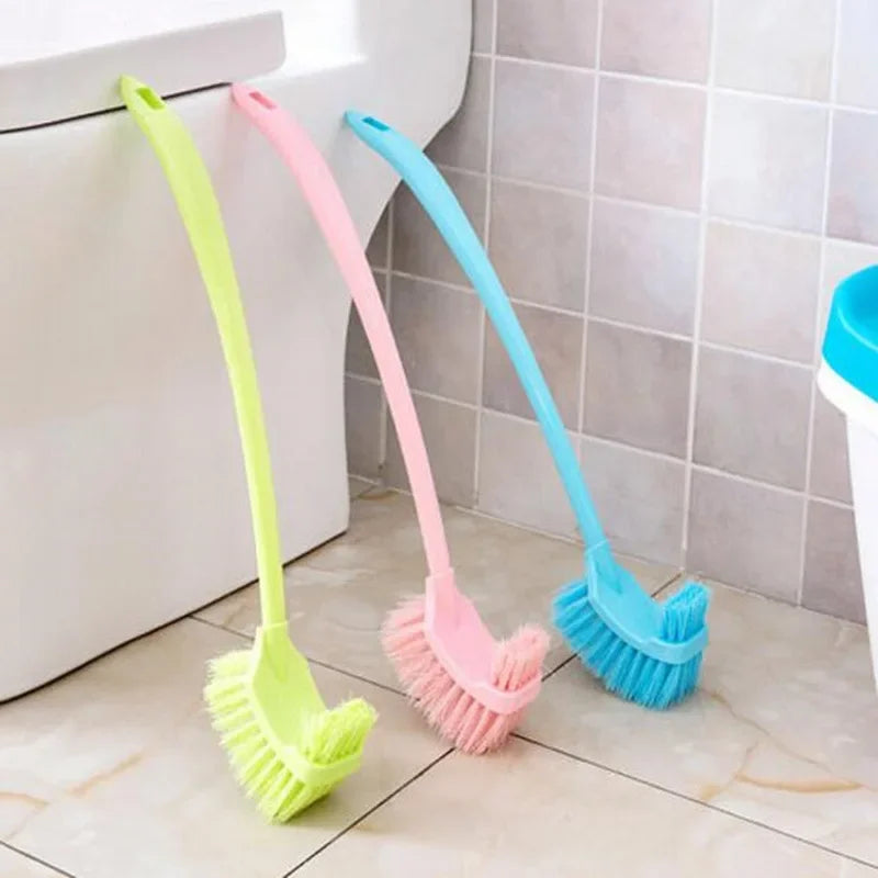 brosse de nettoyage en plastique à long manche pour coins difficiles - vue 3 sur 8