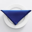Serviette de table satin décorative pour mariage réception