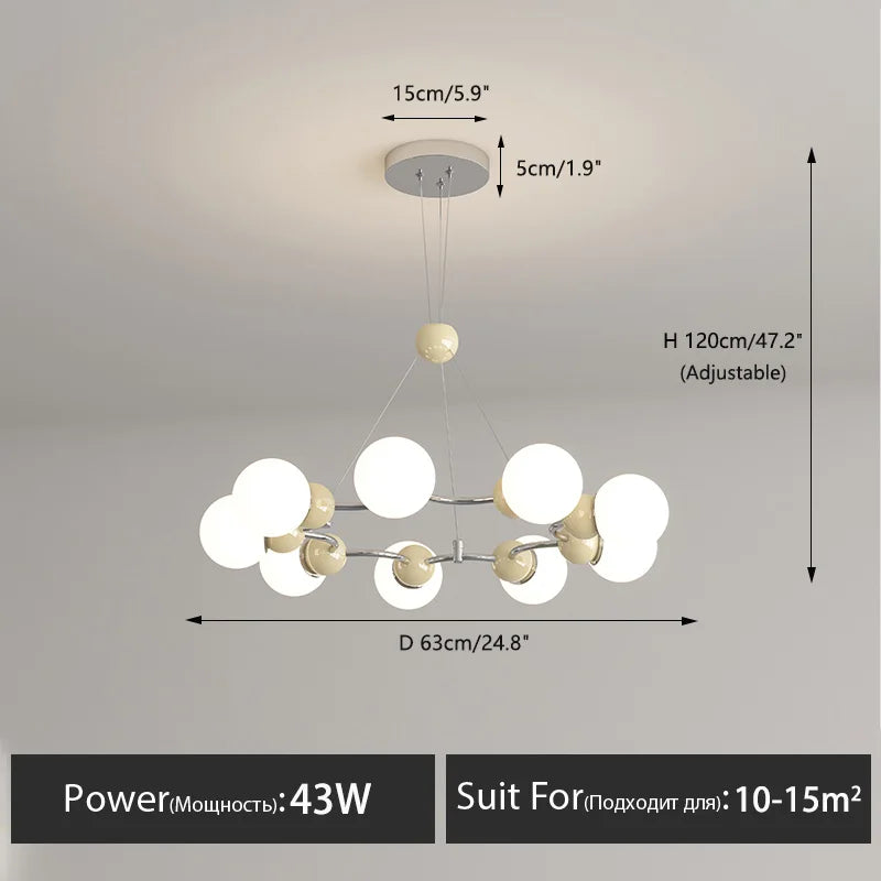 suspension moderne led pour décoration intérieure élégante - vue 21 sur 22