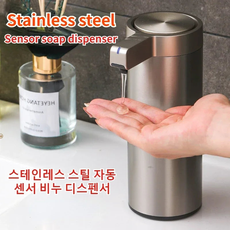 distributeur automatique de savon inox sans contact pour lotion - vue 1 sur 9