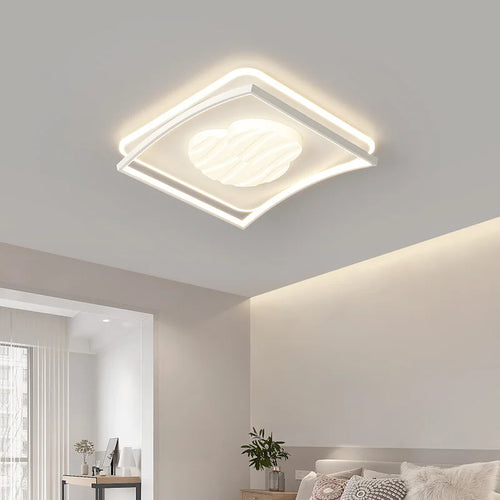 plafonnier led design nordique moderne luminaire décoratif simple - vue 5 sur 11