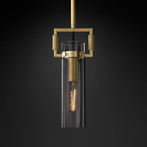 suspension en verre rétro américain style luxe décoratif - vue 10 sur 18