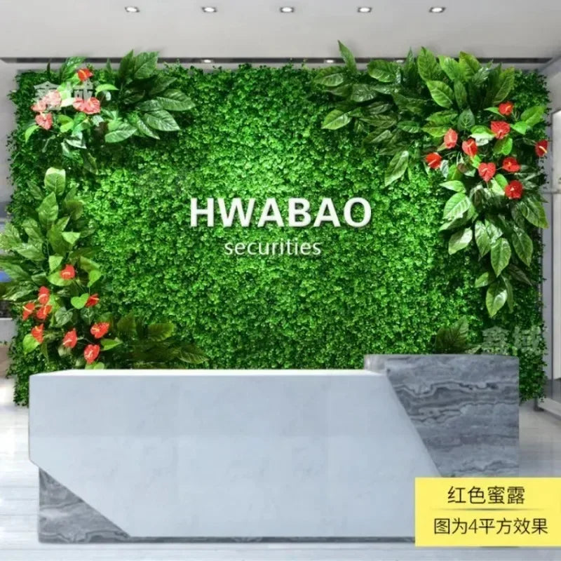 mur végétal artificiel pour décoration extérieure et aménagement paysager - vue 2 sur 30