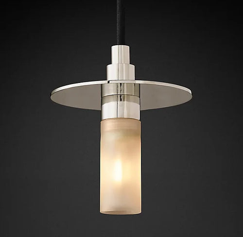 suspension en fer chromé luminaire décoratif moderne pour intérieur - vue 6 sur 9