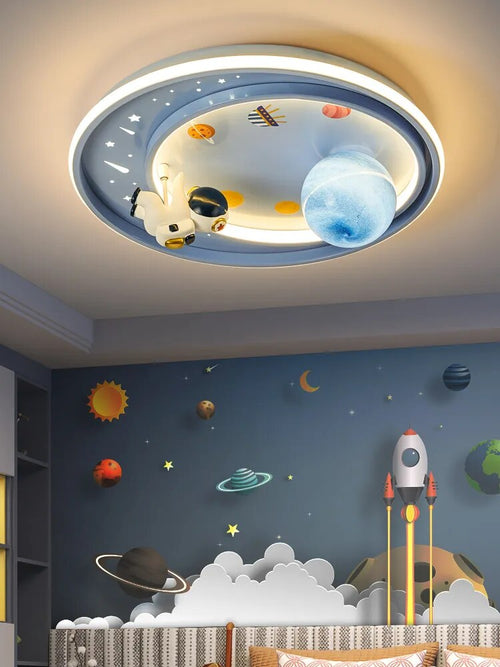 Plafonnier dessin Astros planète ventouse - vue 2 sur 7