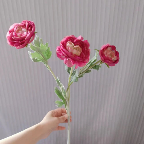 bouquet de fleurs artificielles en soie pour décoration et accessoires photo - vue 12 sur 12