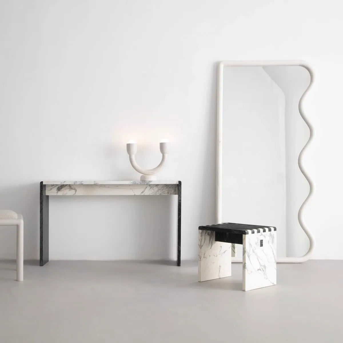 miroir rétro créatif en bois pour décoration intérieure mural - vue 3 sur 8