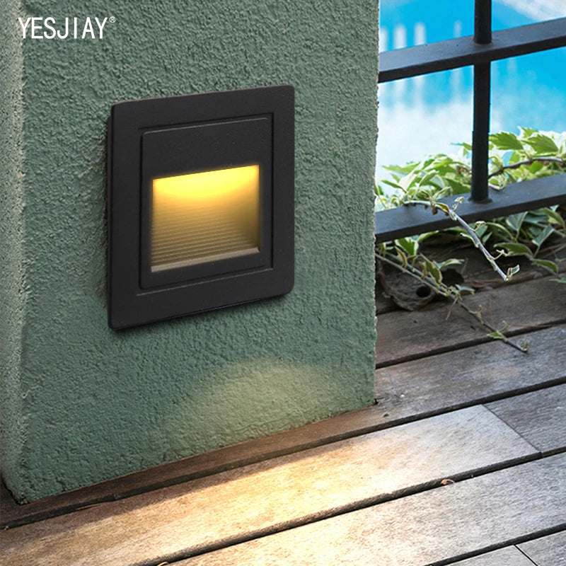 Lumières d'escalier Led étape lumières 3W/6W 86/210mm en aluminium encastré extérieur étanche intégré escalier mur Led lampe pour les étapes de la maison - vue 5 sur 11
