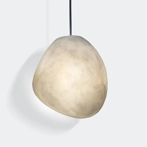 Suspension led en gypse flocon de neige avec texture marbre - vue 2 sur 10