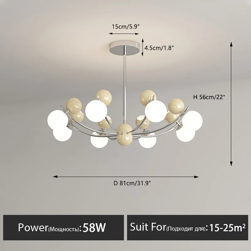 lustre créatif moderne pour décoration de chambre enfant - vue 12 sur 12