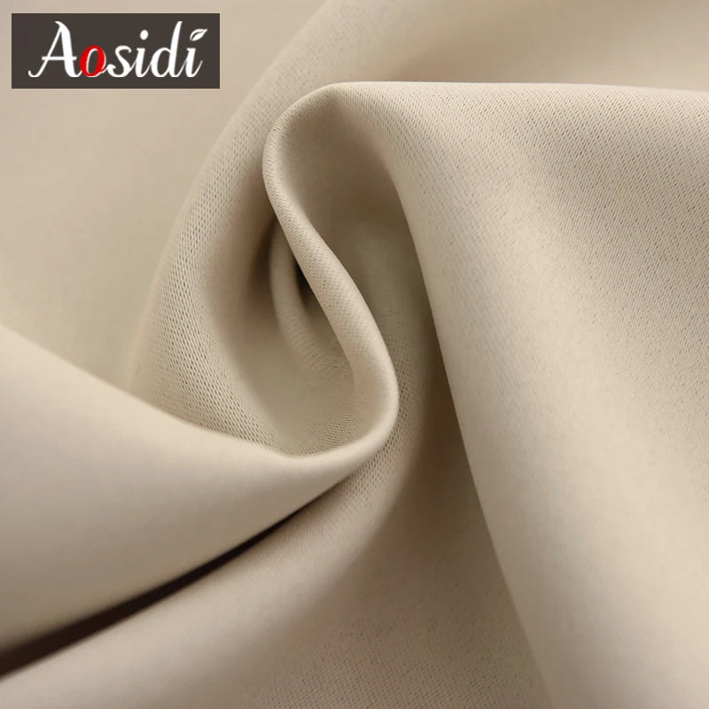 Rideau occultant moderne polyester pour salon et chambre - vue 4 sur 10