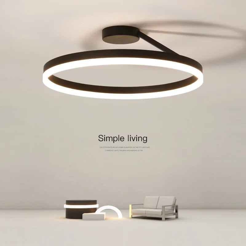plafonnier led moderne pour décoration intérieure élégante et lumineuse - vue 2 sur 15