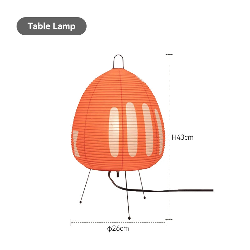 lampe à poser vintage japonaises pour décoration rétro