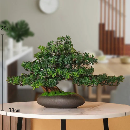 décoration intérieure faux arbre bonsaï style chinois pour un paysage apaisant - vue 23 sur 33