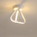 plafonnier led moderne triangle éclairage intérieur lustre