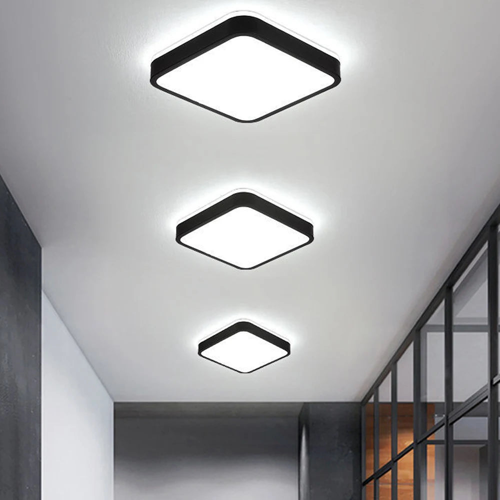 Plafonnier led nordique ultra-mince moderne - vue 3 sur 7