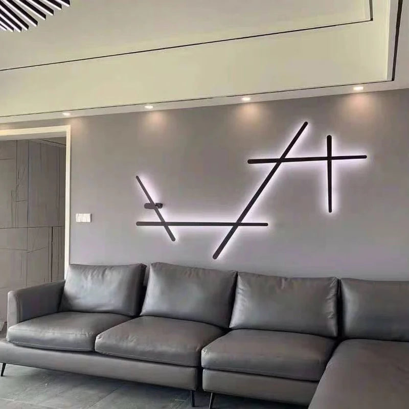 applique murale led design minimaliste moderne pour intérieur élégant - vue 4 sur 9