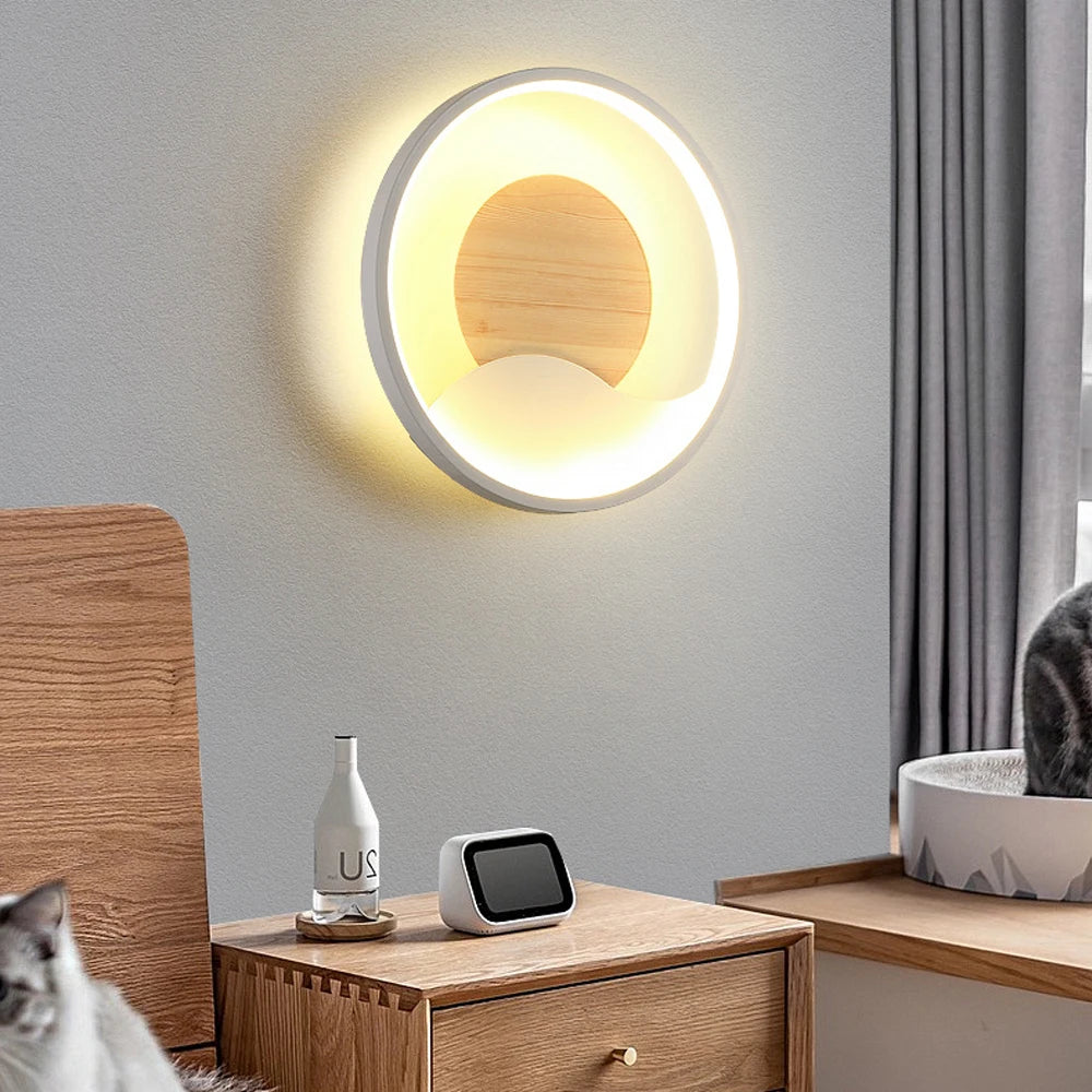 applique murale led intérieur nordique chambre allée porche balcon maison éclairage - vue 5 sur 7