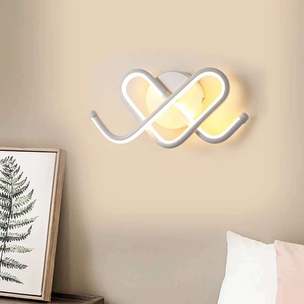 applique murale led acrylique intérieur blanc chaud froid - vue 3 sur 7