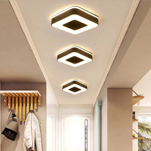 plafonnier led moderne allée intérieur surface décoratif chambre salon couloir balcon - vue 4 sur 7