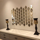 décoration murale en bois design goutte d'eau acrylique
